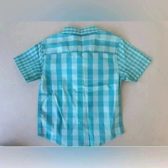 wonder nation Boys White Button Down Short Sleeve Shirt avaie in 2T and 3T - Picture 2 of 6